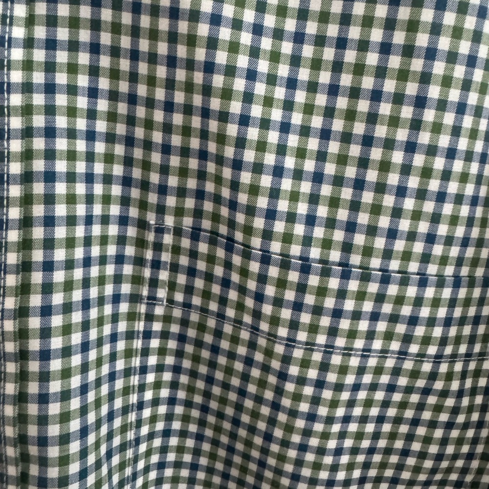 L.L. Bean Green Casual Button Down Shirt - Picture 2 of 5